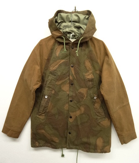 画像: ink "HURRICANE COACH" ハンガリー軍テント地使用 フード付き コーチジャケット CAMO L (NEW) 「Jacket」 入荷しました。