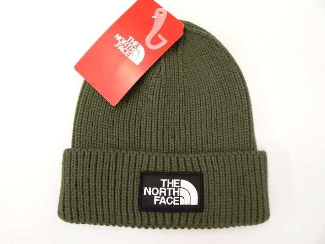画像: The North Face "TNF LOGO BOX CUFFED BEANIE" ニットキャップ オリーブ (NEW) 「Cap」 入荷しました。