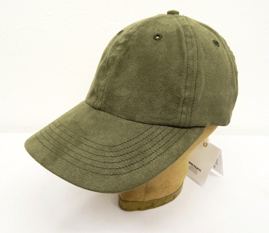 画像: NORSE PROJECTS "FAKE SUEDE SPORTS CAP" オリーブ USA製 (NEW) 「Cap」 入荷しました。