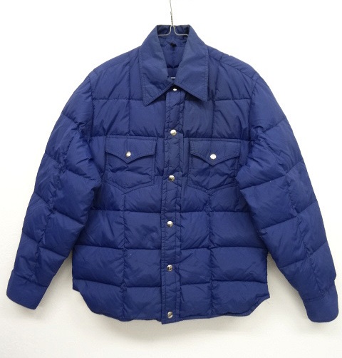 画像: 80'S L.L.Bean グースダウン シャツジャケット NAVY (VINTAGE) 「Jacket」 入荷しました。