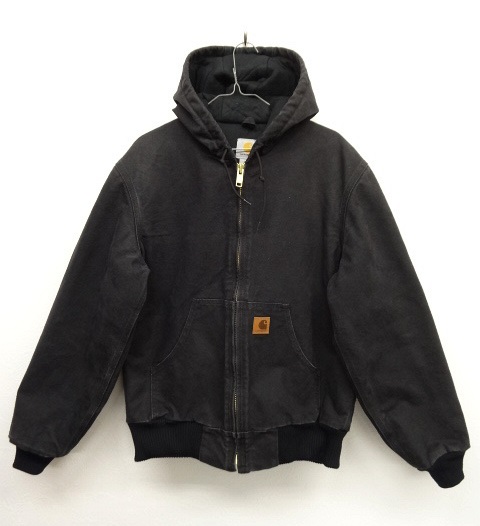 画像: 90'S CARHARTT 裏地キルティング ダック パーカー BLACK (VINTAGE) 「Jacket」 入荷しました。