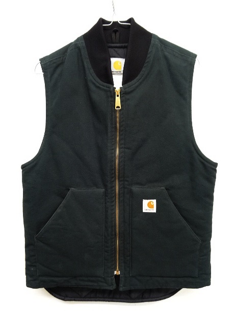 画像: 90'S CARHARTT 裏地キルティング ダックベスト BLACK (VINTAGE) 「No Sleeve」 入荷しました。
