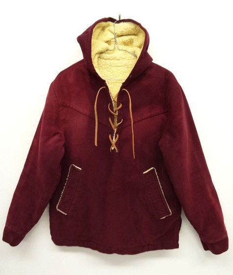 画像: 60'S UNKNOWN 裏ボア入り レースアップパーカー TALONジップ (VINTAGE) 「Jacket」 入荷しました。