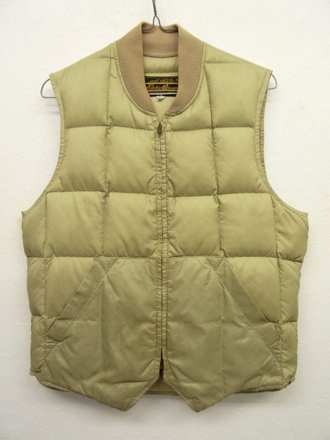 画像: 70'S EDDIE BAUER 黒タグ TALONジップ ダウンベスト BEIGE (VINTAGE) 「No Sleeve」 入荷しました。