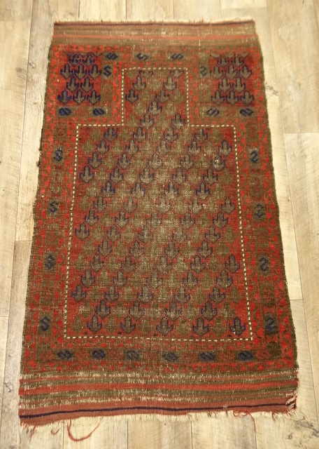 画像: オールド トライバルラグ 128cm x 75cm (ANTIQUE) 「Antique Goods」 入荷しました。