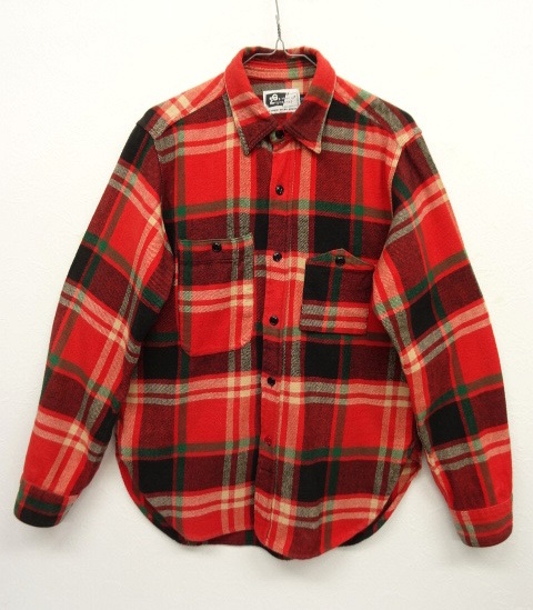 画像: Engineered Garments マチ付き フランネル ワークシャツ USA製 (USED) 「L/S Shirt」 入荷しました。