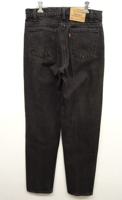 画像: 90'S LEVIS 550 テーパード デニム BLACK USA製 W34L32 (VINTAGE) 「Bottoms」 入荷しました。