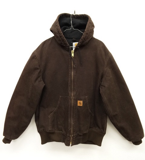 画像: 90'S CARHARTT 裏地キルティング ダック パーカー DK BROWN (VINTAGE) 「Jacket」 入荷しました。