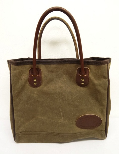 画像: FROST RIVER ワックスコットン/レザー トートバッグ USA製 (USED) 「Bag」 入荷しました。