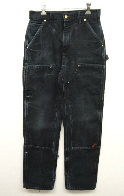 画像: 80'S CARHARTT ダブルニー ダックパンツ BLACK USA製 (VINTAGE) 「Bottoms」 入荷しました。