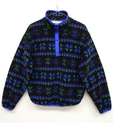 画像: 80'S L.L.Bean フリースジャケット スノーフレーク柄 USA製 (VINTAGE) 「Jacket」 入荷しました。