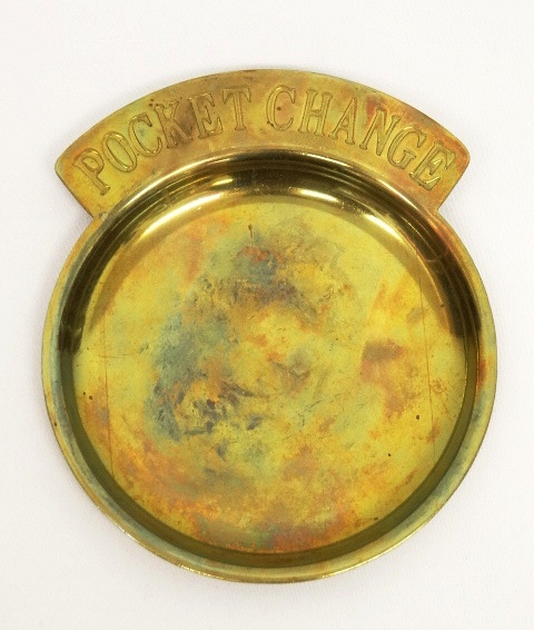 画像: ブラス製 POCKET CHANGE マネートレイ 小物入れ (ANTIQUE) 「Antique Goods」 入荷しました。