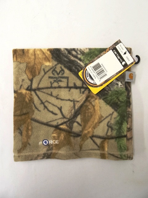 画像: CARHARTT フリース ネックゲイター リアルツリーカモ 日本未発売 (NEW) 「Accessorie」 入荷しました。