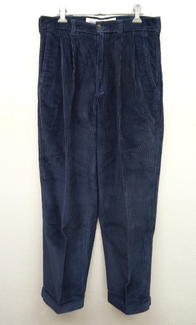 画像: DOCKERS ツープリーツ 太畝 コーデュロイパンツ NAVY (NEW) 「Bottoms」 入荷しました。