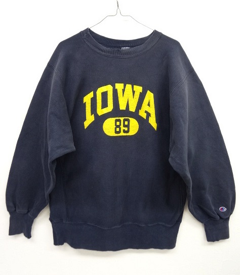 画像: 90'S CHAMPION 刺繍タグ リバースウィーブ NAVY USA製 (VINTAGE) 「Sweat Shirt」 入荷しました。