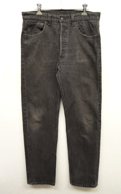 画像: 90'S LEVIS 501 デニム BLACK USA製 W32L30 (VINTAGE) 「Bottoms」 入荷しました。