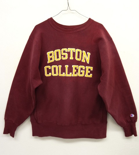 画像: 90'S CHAMPION 刺繍タグ リバースウィーブ BURGUNDY USA製 (VINTAGE) 「Sweat Shirt」 入荷しました。