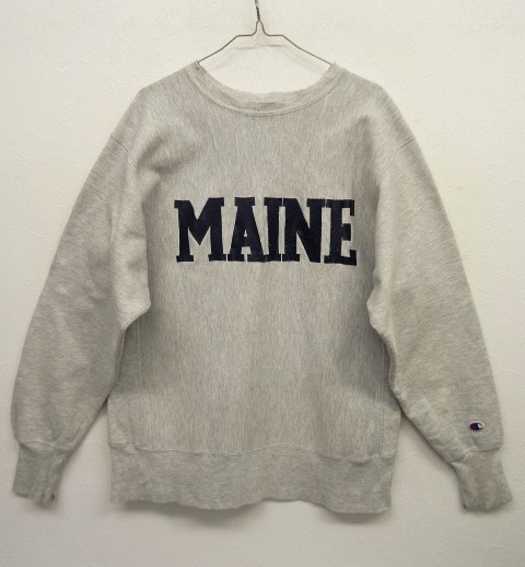 画像: 90'S CHAMPION 刺繍タグ リバースウィーブ GREY USA製 (VINTAGE) 「Sweat Shirt」 入荷しました。