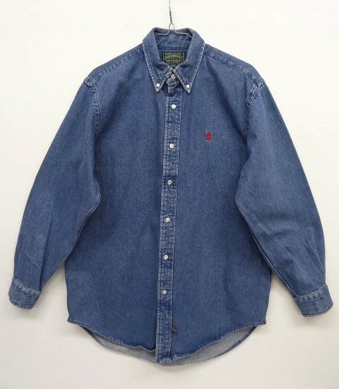 画像: 90'S POLO COUNTRY デニム BDシャツ (VINTAGE) 「L/S Shirt」 入荷しました。