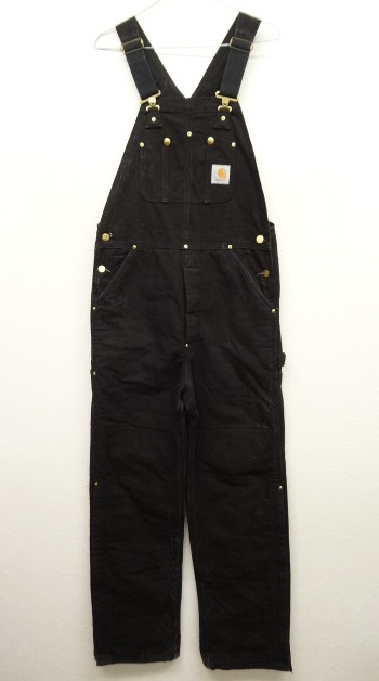 画像: 90'S CARHARTT 裏地キルティング ダックオーバーオール BLACK (VINTAGE) 「Bottoms」 入荷しました。