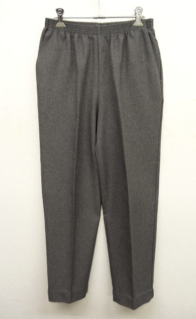 画像: ウエストゴム入り スラックス イージーパンツ GREY USA製 (USED) 「Bottoms」 入荷しました。