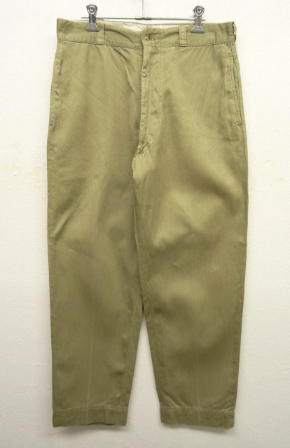 画像: 60'S アメリカ軍 US ARMY チノパンツ PRENTICEジップ (VINTAGE) 「Bottoms」 入荷しました。