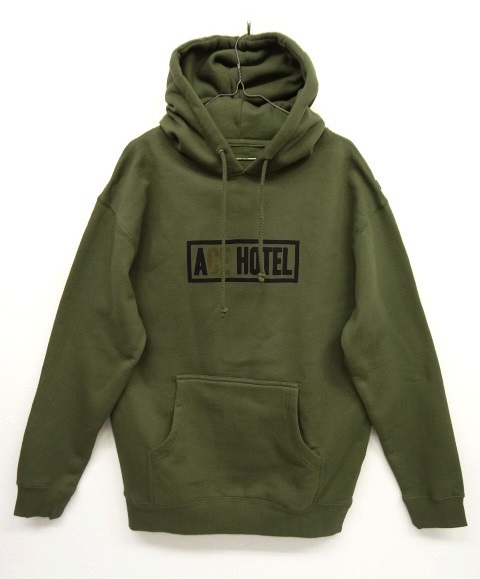 画像: ACE HOTEL ボックスロゴ スウェット パーカー OLIVE (NEW) 「Parka」 入荷しました。