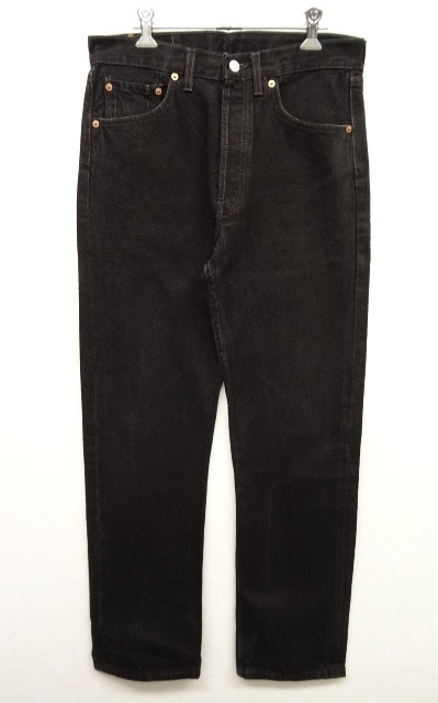 画像: 90'S LEVIS 501 デニム BLACK "MADE IN UK" W32L32 (VINTAGE) 「Bottoms」 入荷しました。