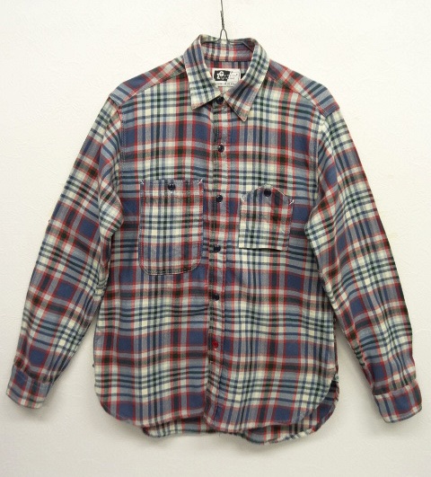 画像: Engineered Garments マチ付き フランネル ワークシャツ USA製 (USED) 「L/S Shirt」 入荷しました。