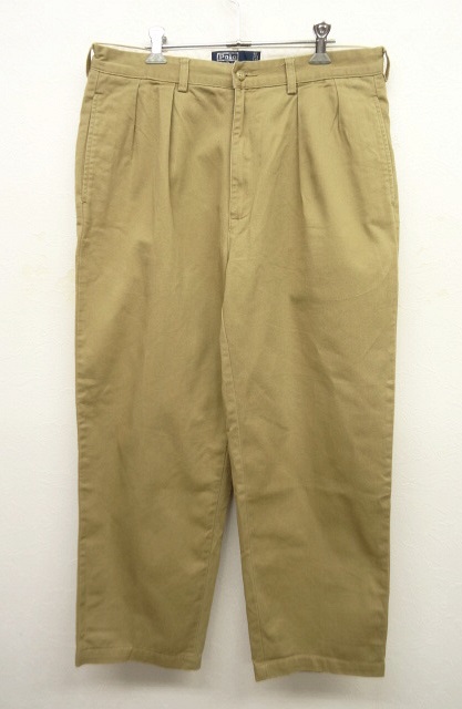画像: 90'S RALPH LAUREN ツープリーツ チノパンツ BEIGE (VINTAGE) 「Bottoms」 入荷しました。