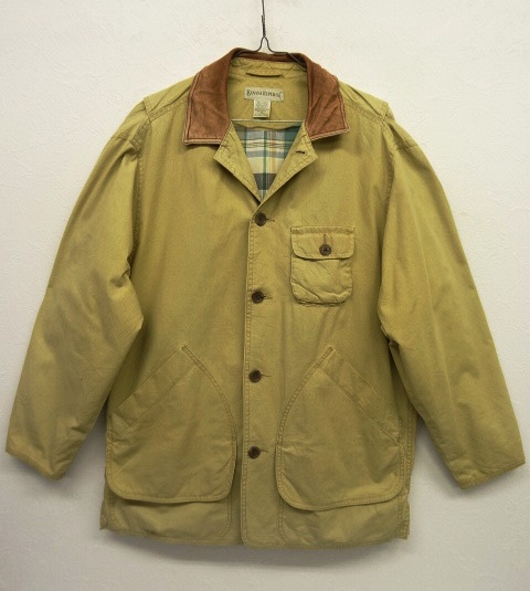 画像: 90'S BANANA REPUBLIC 襟レザー トラベルジャケット (VINTAGE) 「Jacket」 入荷しました。