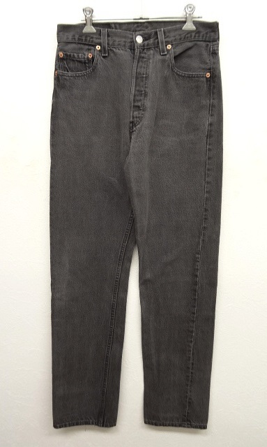 画像: 90'S LEVIS 501 デニム BLACK USA製 W30L32 (VINTAGE) 「Bottoms」 入荷しました。
