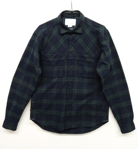 画像: nanamica 切替チェック 長袖シャツ ブラックウォッチ (USED) 「L/S Shirt」 入荷しました。