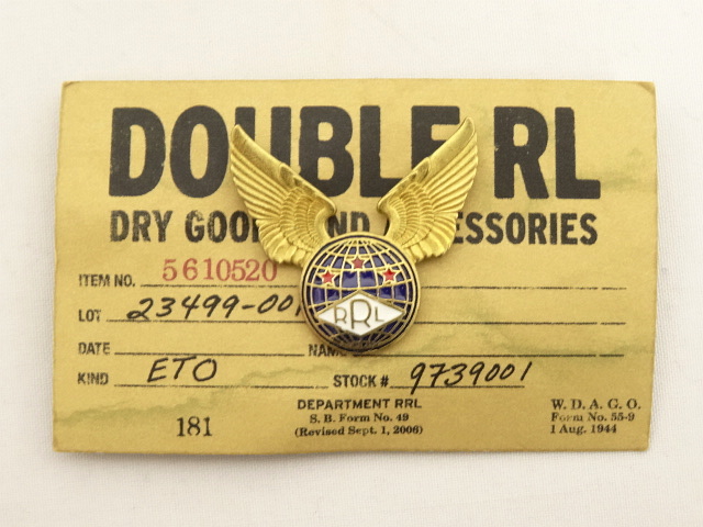 画像: RRL ロゴ ピンズ ピンバッジ (NEW) 「Accessorie」 入荷しました。