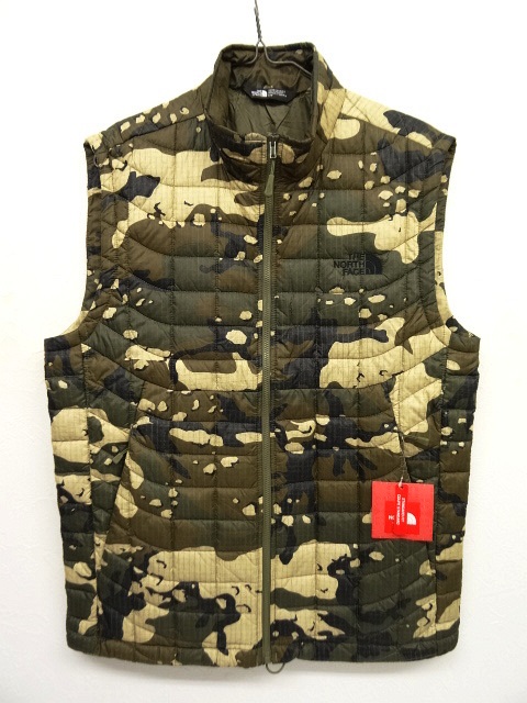 画像: THE NORTH FACE "THERMOBALL VEST" 中綿入りベスト カモ 日本未発売 (NEW) 「No Sleeve」 入荷しました。