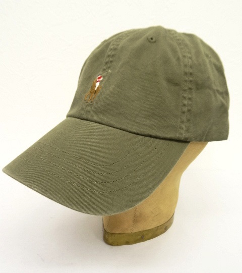 画像: RALPH LAUREN ロゴ刺繍 ベースボールキャップ OLIVE (NEW) 「Cap」 入荷しました。