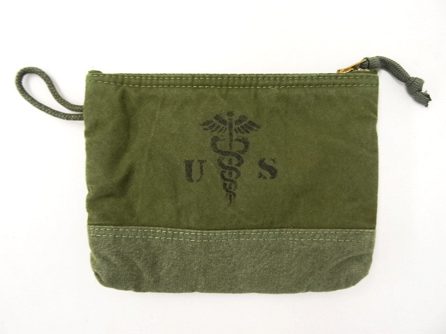 画像: US発 アメリカ軍 ミリタリーキャンバス 解体&再構築 ポーチ USA製 (REMAKE) 「Accessorie」 入荷しました。