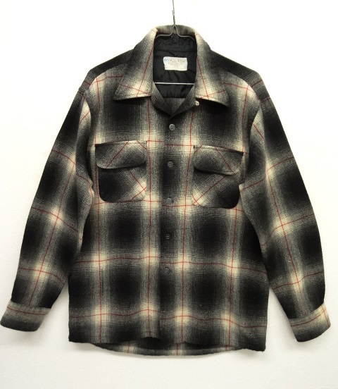 画像: 70'S JC PENNEY オープンカラーシャツ オンブレチェック (VINTAGE) 「L/S Shirt」 入荷しました。