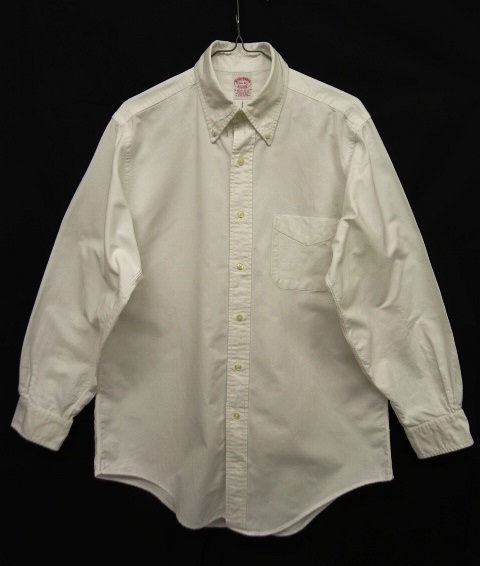 画像: 90'S BROOKS BROTHERS オックスフォード BDシャツ ホワイト USA製 (VINTAGE) 「L/S Shirt」 入荷しました。