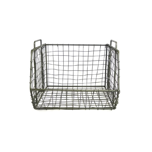 画像: ワイヤー スタッキング ボックス オリーブ S (NEW) 「Furniture」 入荷しました。