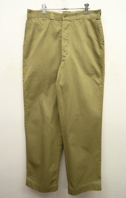 画像: 50'S アメリカ軍 US ARMY 尿素ボタン チノパンツ (VINTAGE) 「Bottoms」 入荷しました。