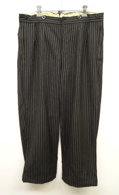 画像: 40'S ユーロワーク プリーツ入り ワークパンツ ストライプ (VINTAGE) 「Bottoms」 入荷しました。