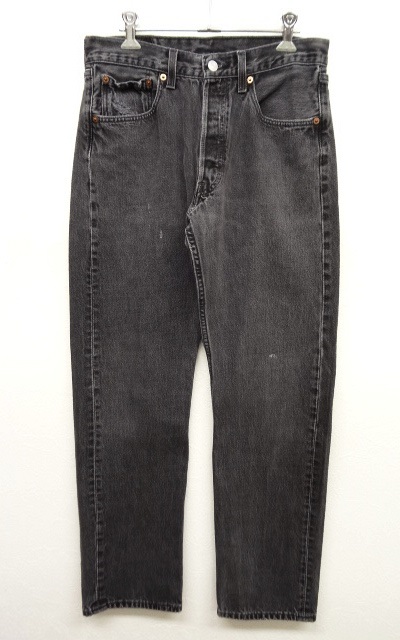 画像: 90'S LEVIS 501 デニム BLACK USA製 W31L32 (VINTAGE) 「Bottoms」 入荷しました。
