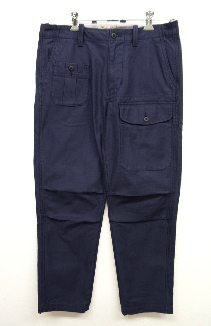 画像: WALLACE & BARNES コットンサテン カーゴパンツ NAVY (NEW) 「Bottoms」 入荷しました。