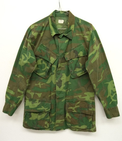 画像: 60'S アメリカ軍 US ARMY "JUNGLE FATIGUE 4th" リップストップ ジャケット CAMO (VINTAGE) 「Jacket」 入荷しました。