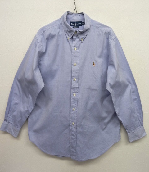 画像: 90'S RALPH LAUREN ロイヤルオックスフォード BDシャツ BLUE (VINTAGE) 「L/S Shirt」 入荷しました。