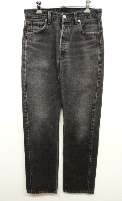 画像: 90'S LEVIS 501 デニム BLACK USA製 W30L32 (VINTAGE) 「Bottoms」 入荷しました。