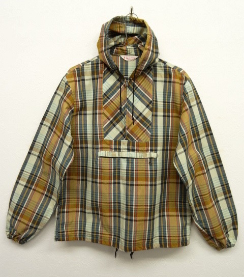 画像: 60'S SHANHOUSE マドラスチェック アノラック CONMARジップ (VINTAGE) 「Jacket」 入荷しました。