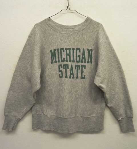 画像: 80'S CHAMPION トリコタグ リバースウィーブ 染み込みプリント USA製 (VINTAGE) 「Sweat Shirt」 入荷しました。