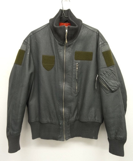 画像: 80'S ドイツ軍 レザー フライトジャケット GREY (VINTAGE) 「Jacket」 入荷しました。